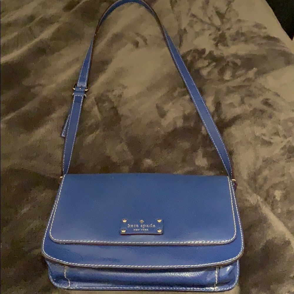 Blue Kate Spade purse